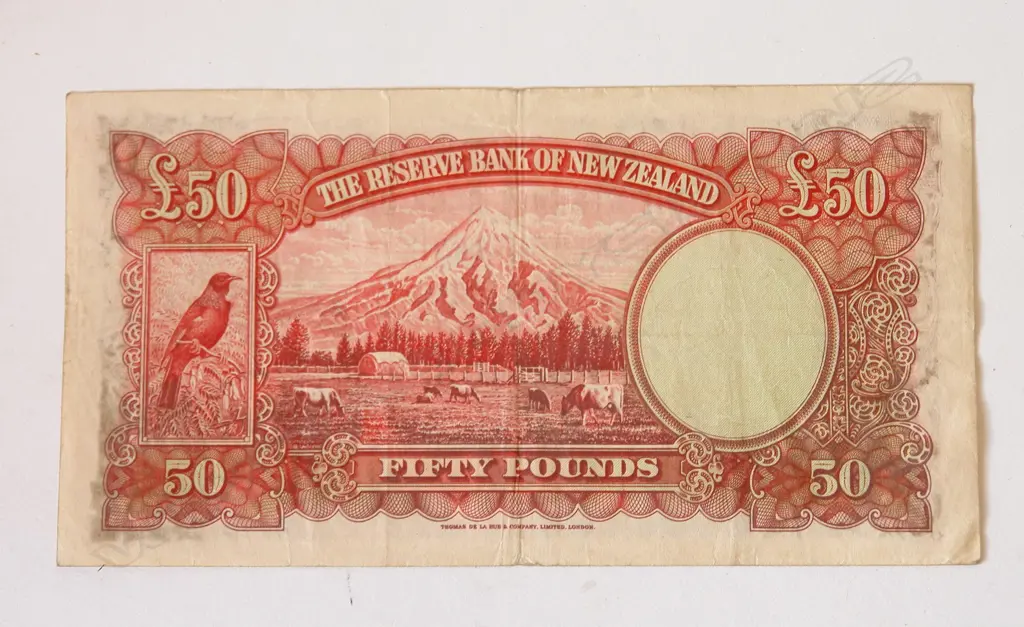 T.P. Hannah £50 N.Z. banknote Image 1++