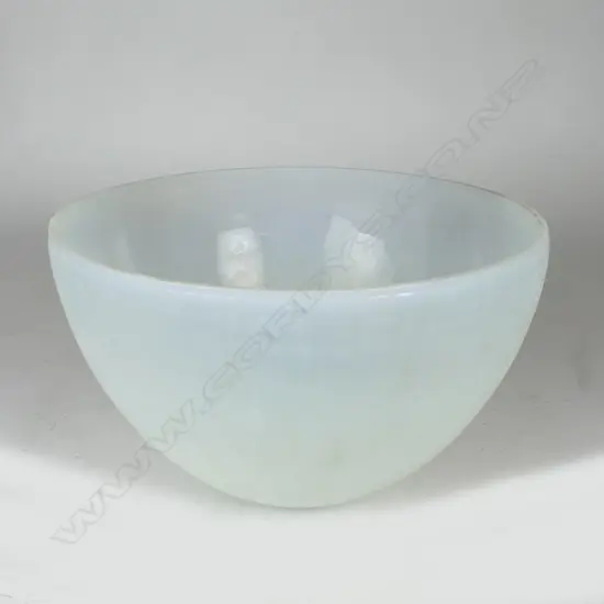 A French style opalescent large glass bowl