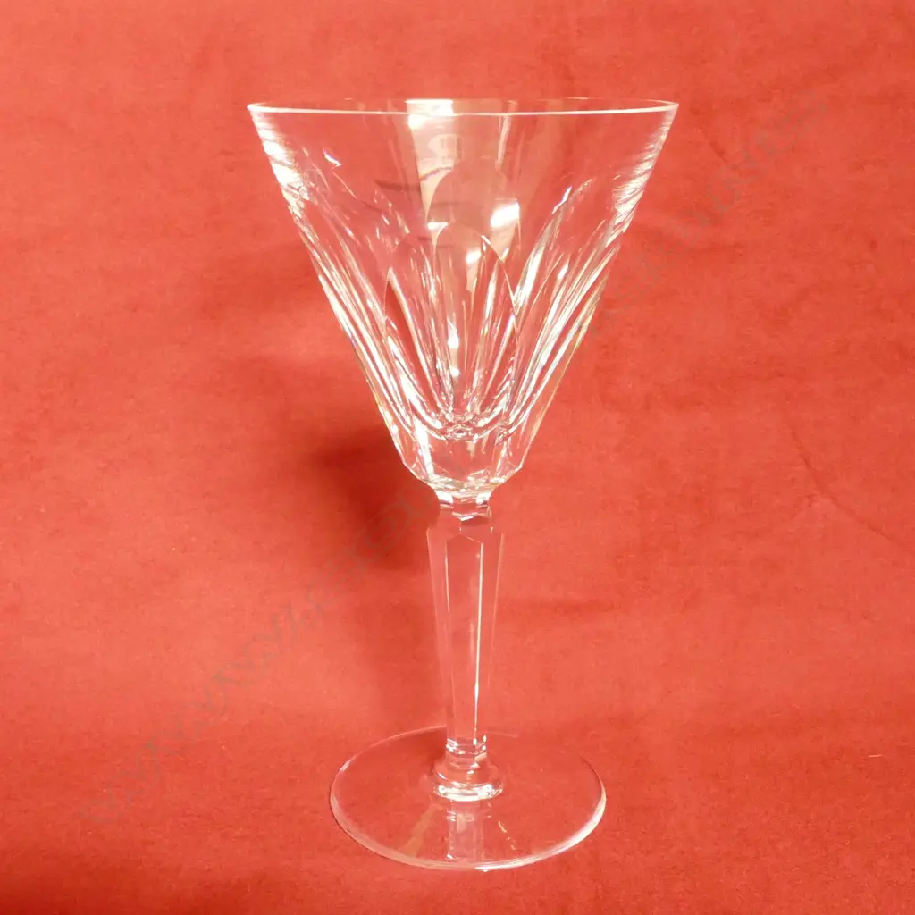 A set of 17 Irish Waterford 'Sheila' pattern conical wine glasses Image 1++