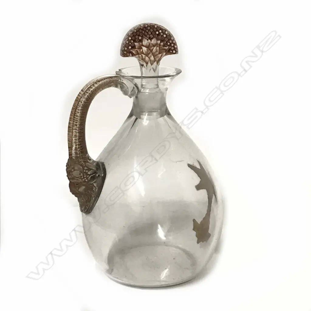 A René Lalique 'Satyre' decanter for Cusenier Image 1++