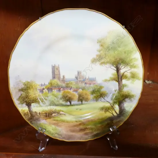 A Royal Worcester cabinet plate