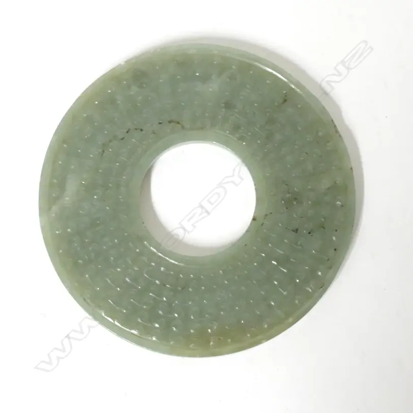 A Chinese jade bi disc Image 1++