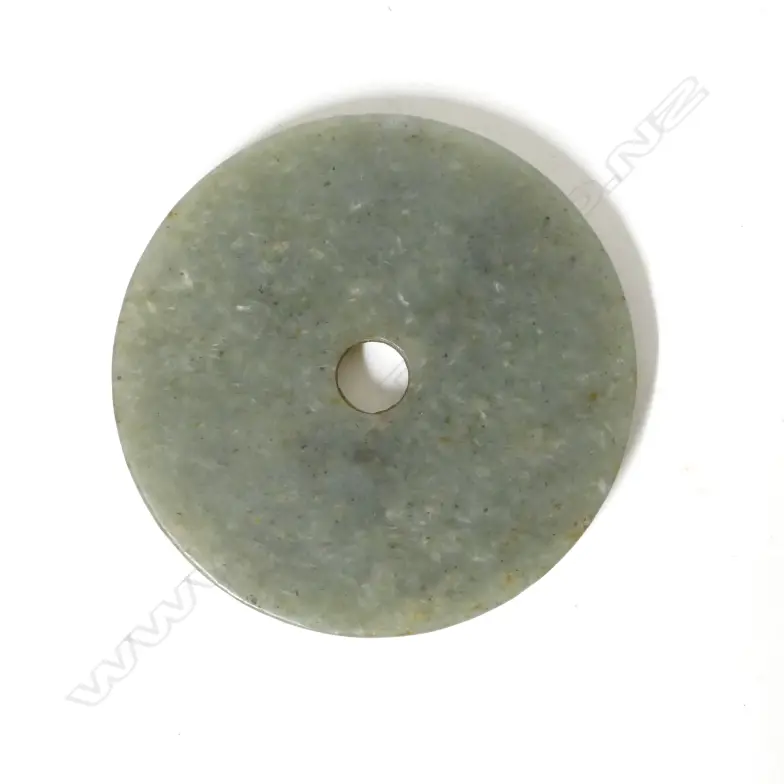 A Chinese jade bi disc Image 1++