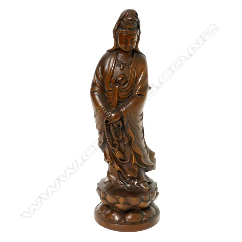 A carved figure of Kuanyin Image 1++
