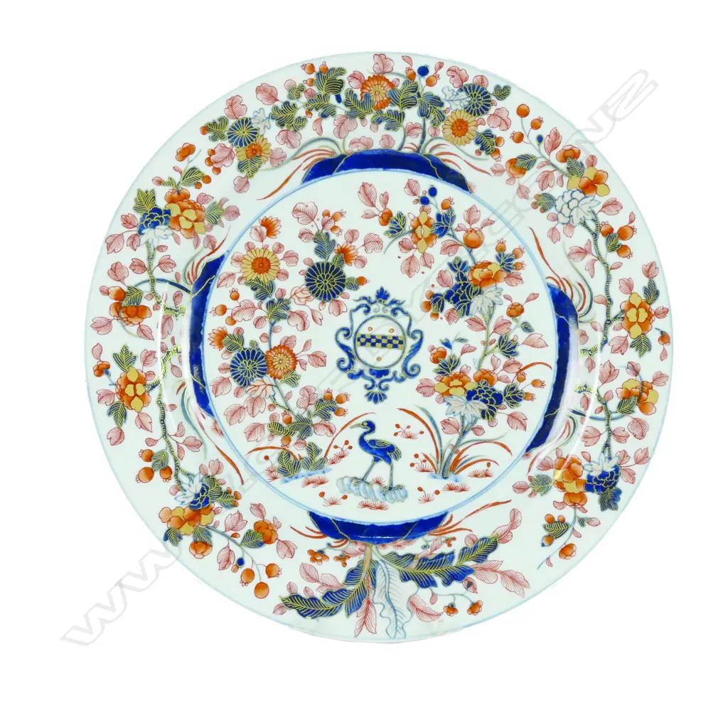 A Chinese Imari armorial charger Image 1++