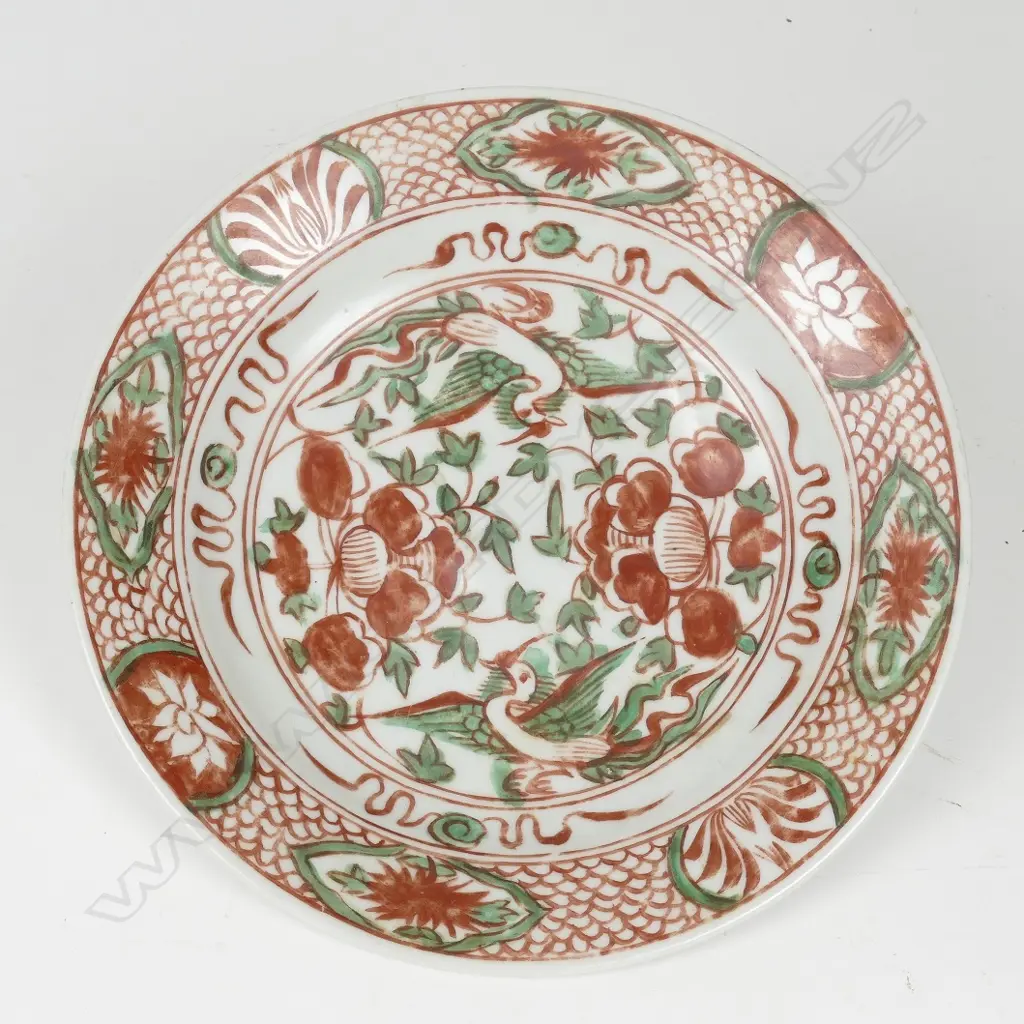 A Chinese Swatow porcelain dish Image 1++