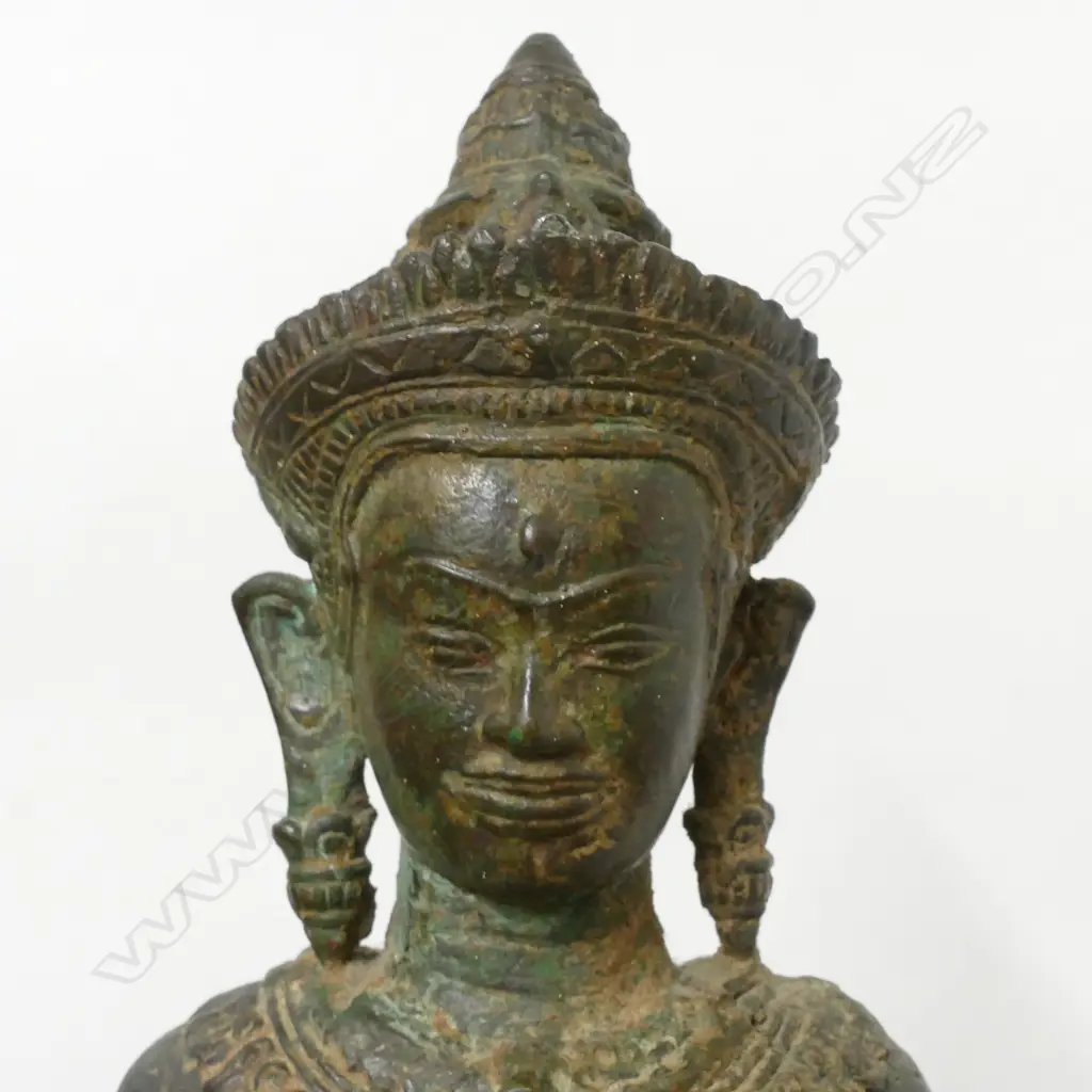 A fine old standing bronze of Buddha Image 1++