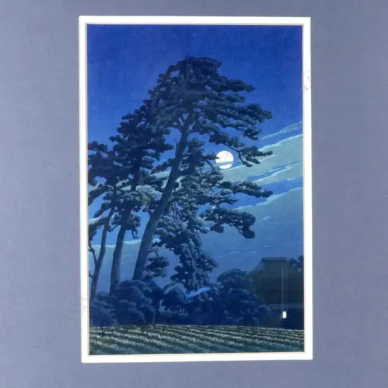 A Japanese woodblock print by Kawase Hasui