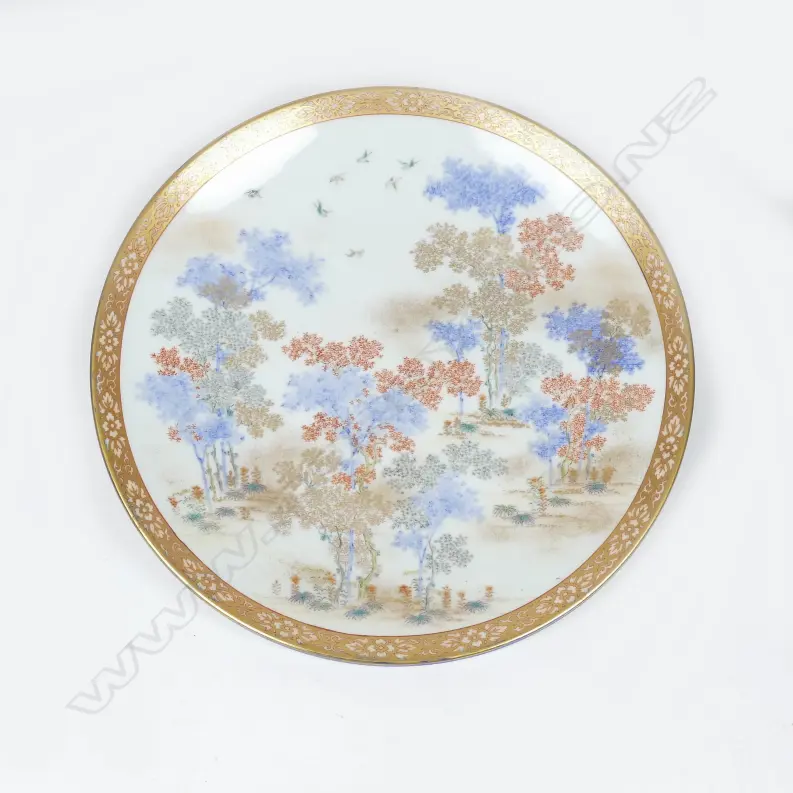 A Japanese Fukagawa circular charger Image 1++