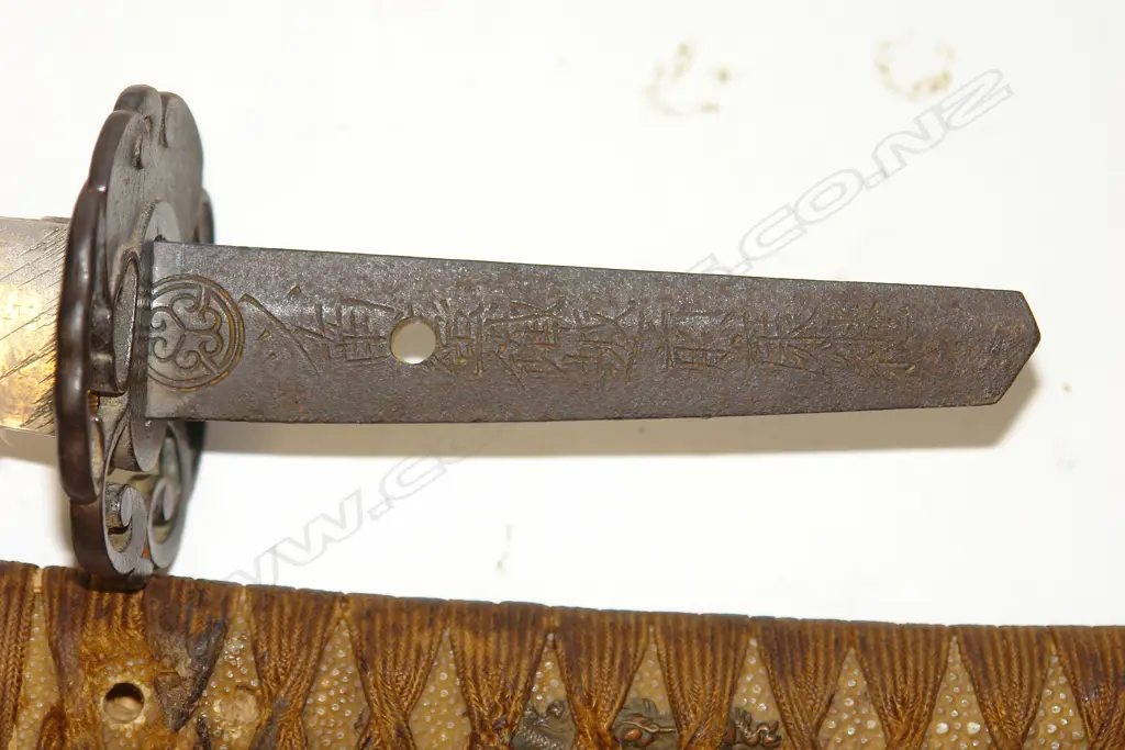 An old Japanese wakizashi sword Image 1++
