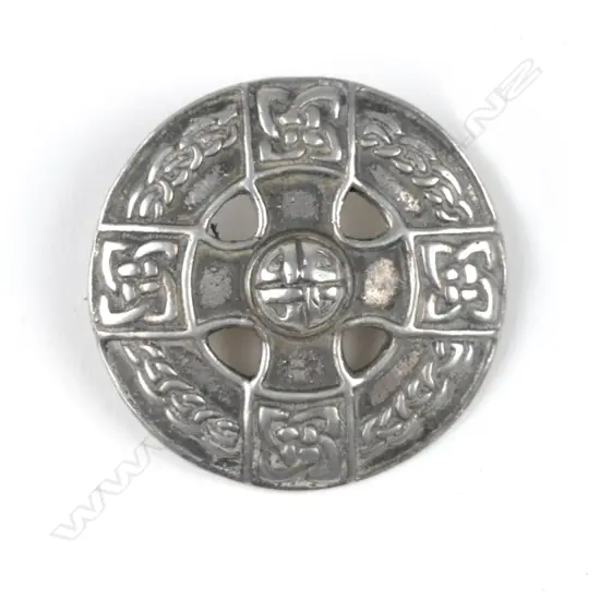 An early 20thC Scottish silver Celtic brooch