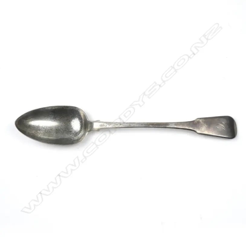 A George III silver pie spoon Image 1++