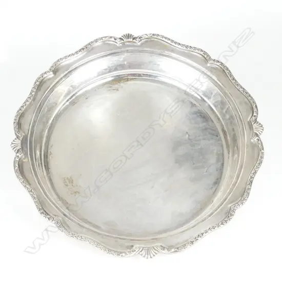 An Egyptian silver deep dish