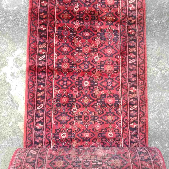 A good quality hand knotted Persian Hamadan runner