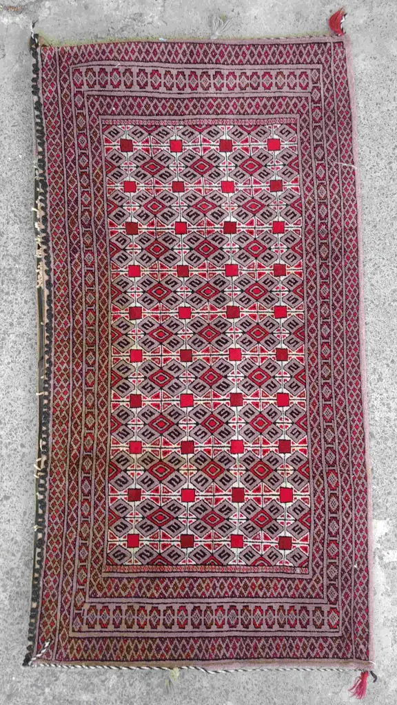 A handknotted Turkoman saddlebag Image 1++