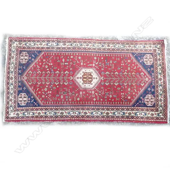 A hand knotted Persian Shirvan rug