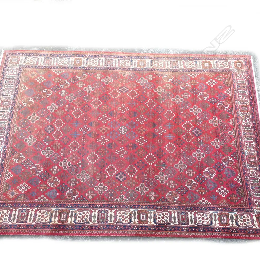 A large good quality hand knotted Persian Afshar carpet Image 1++