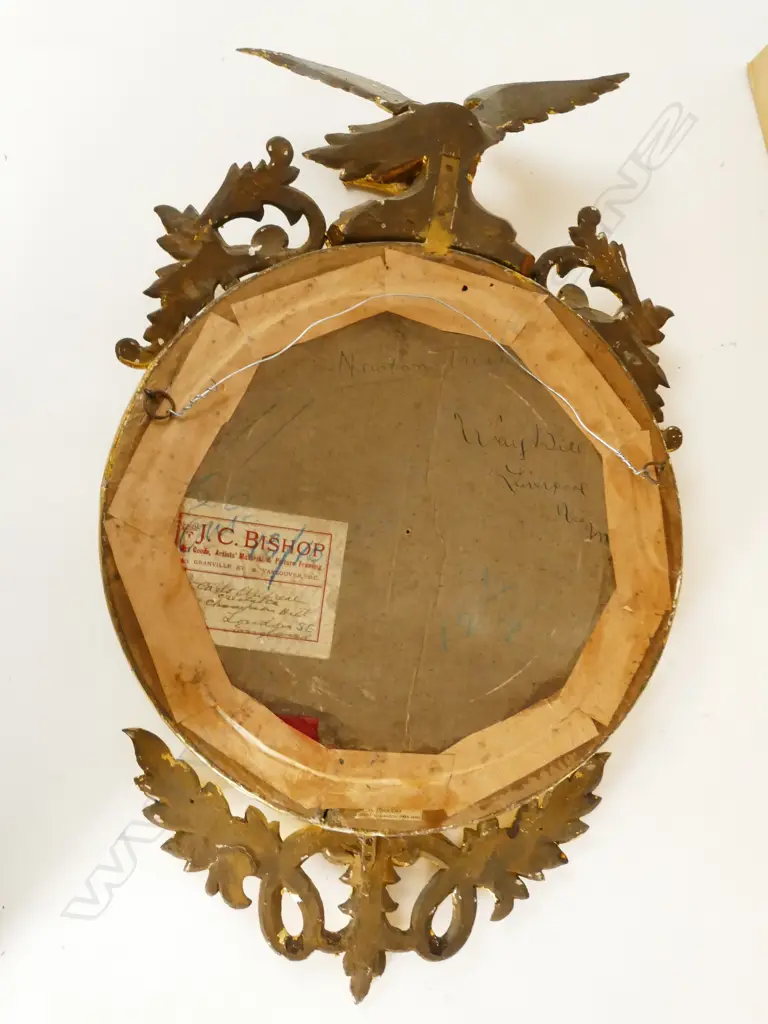 A 19thC circular wall mirror of Regency style Image 1++
