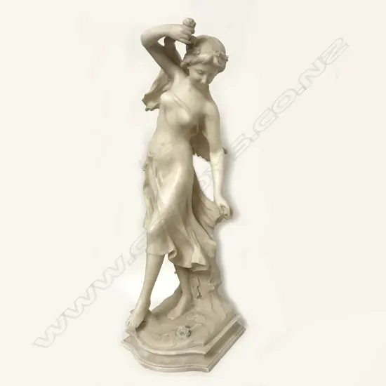 An Italian alabaster statue
