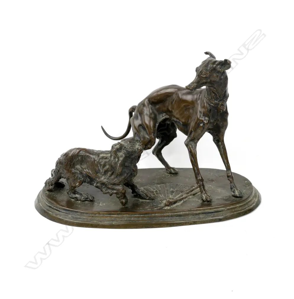 A French bronze figure group Image 1++