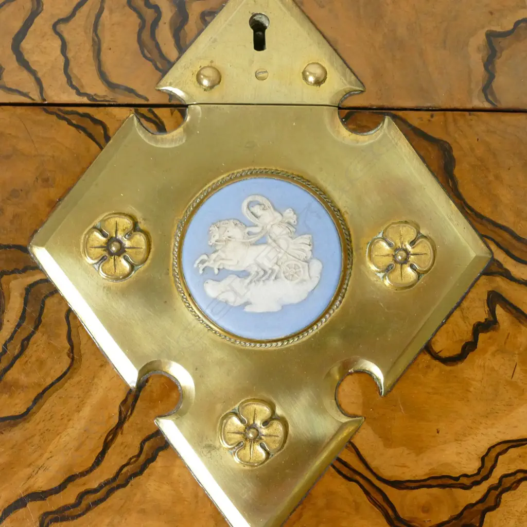 A 19thC walnut writing slope Image 1++