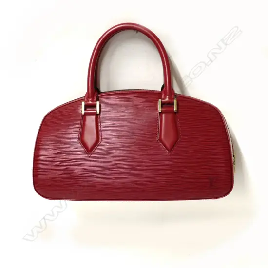 A vintage Louis Vuitton red Epi Leather 'Jasmin' handbag