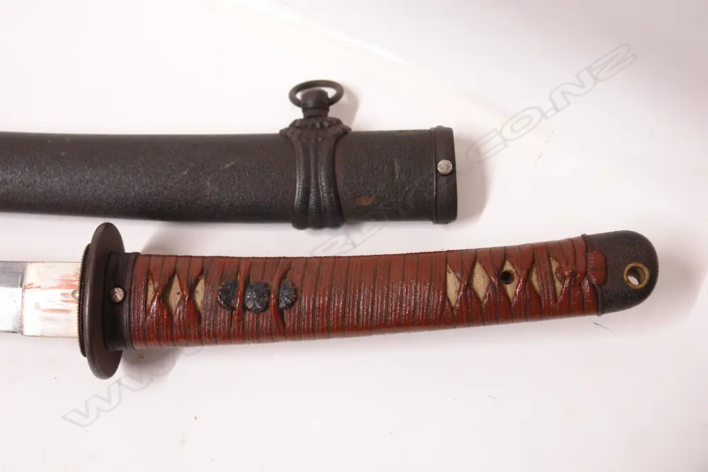 A Japanese WWII katana long sword Image 1++