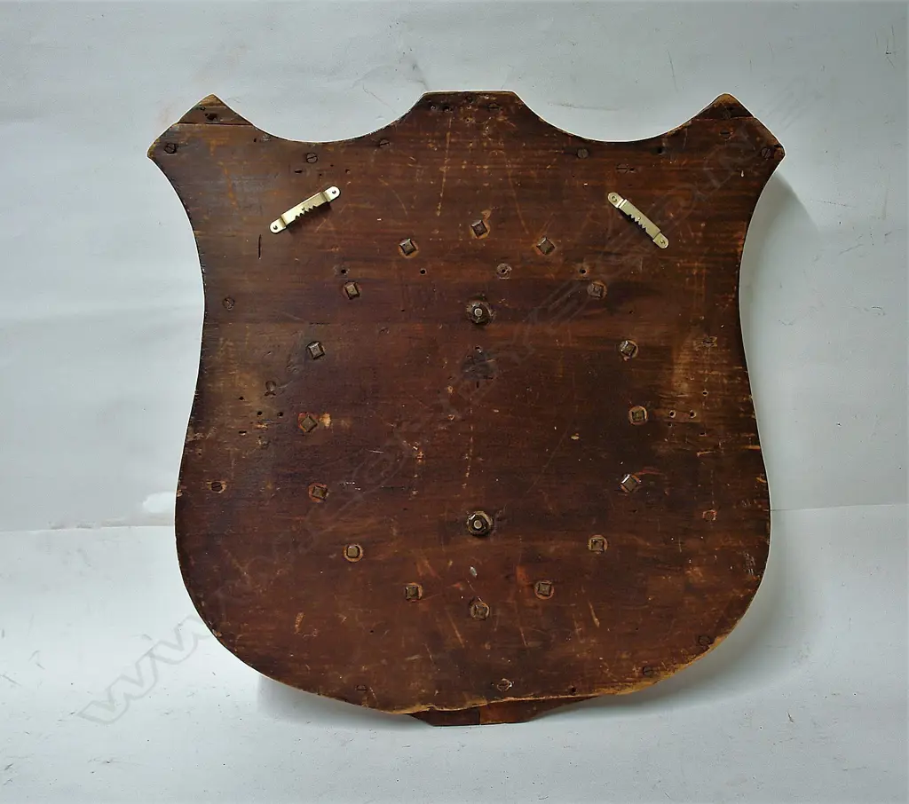 A rare and historic early 20thC New Zealand Army Medical Corps Challenge shield Image 1++