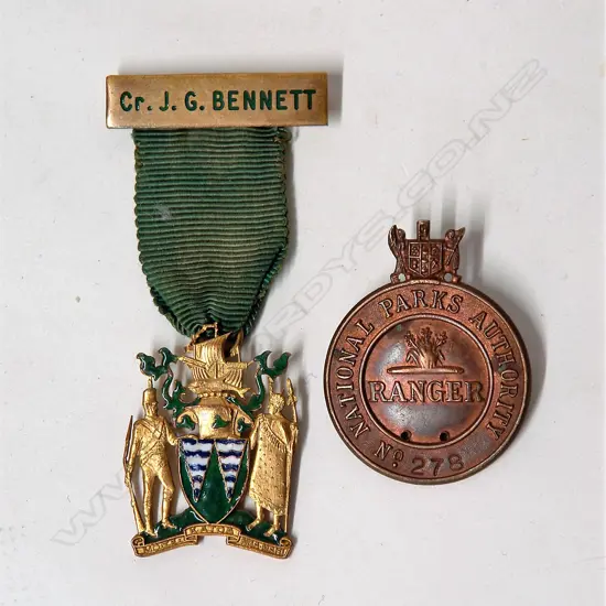 A 'National Parks Authority Ranger' badge