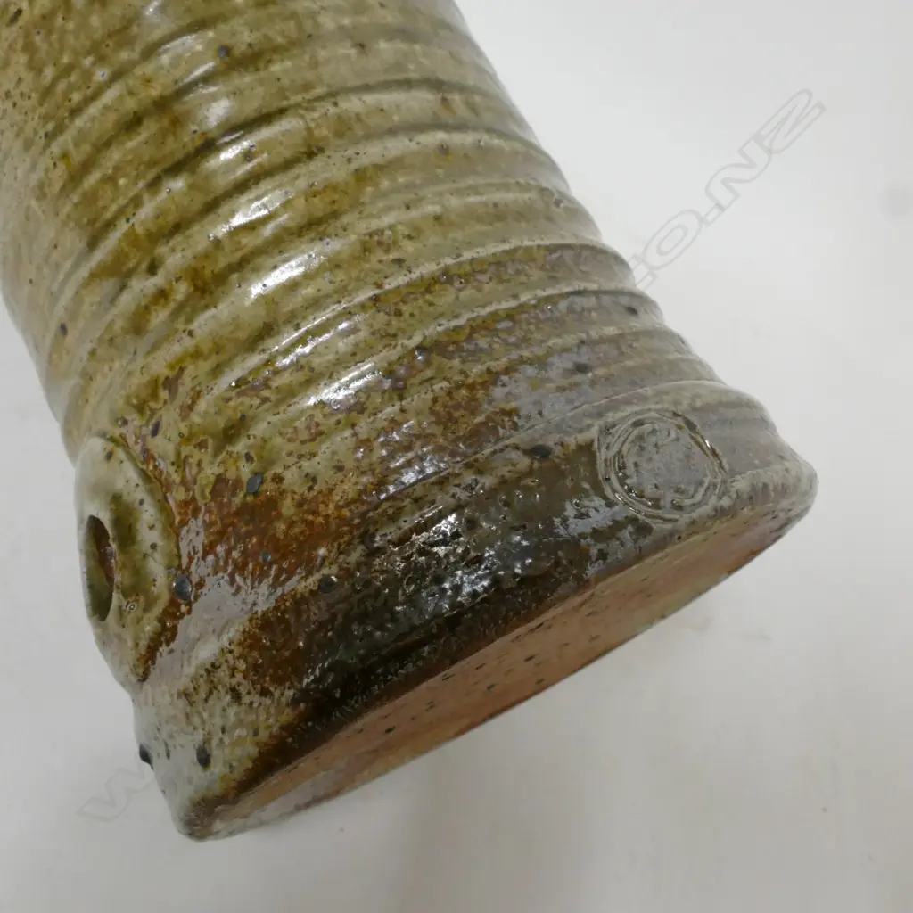 A Denis O'Connor tall salt glazed bottle Image 1++