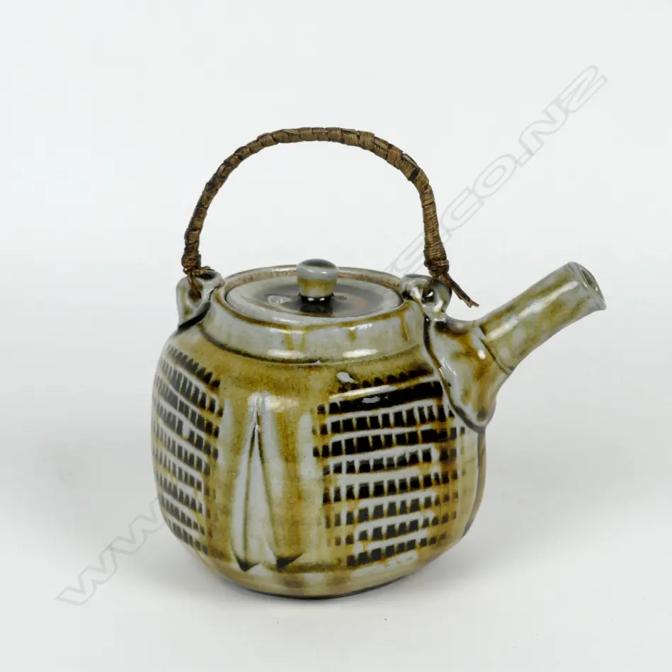 A Chester Nealie cube form teapot Image 1++