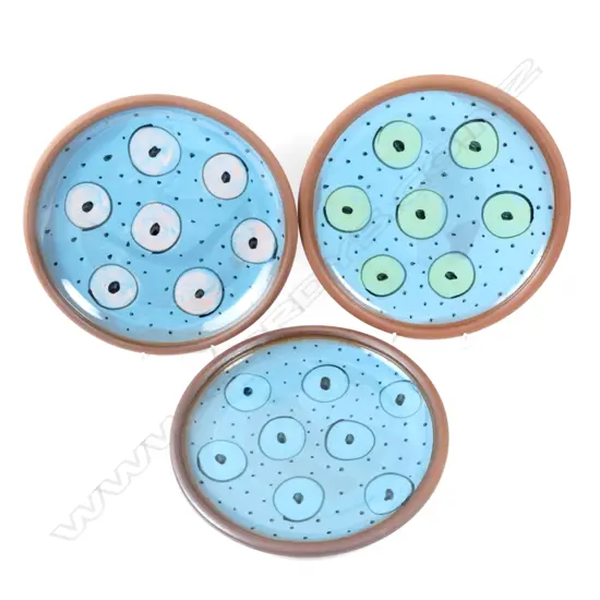 Three Warren Tippett plates