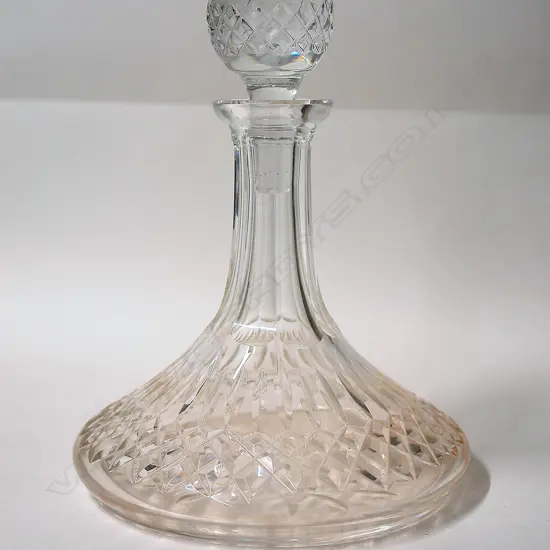 A Waterford Lismore ship's decanter