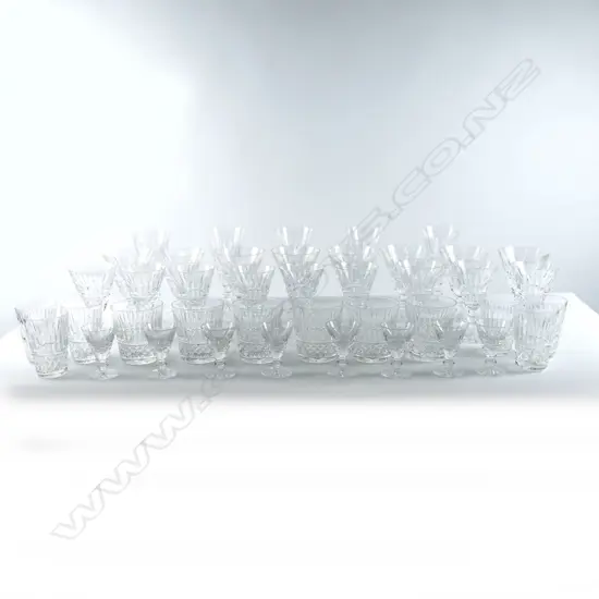 A suite of Waterford crystal glasses