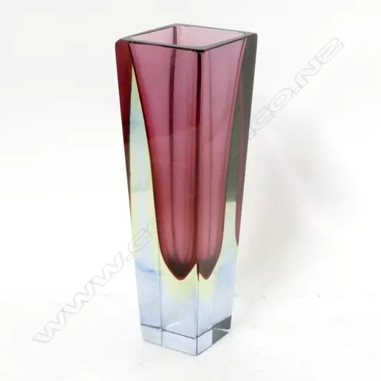 A Murano glass vase