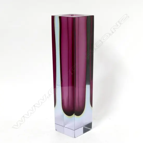 A large Murano glass vase