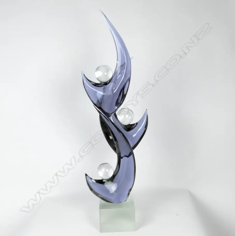A large unique Murano glass free-form sculpture by Licio Zanetti Image 1++