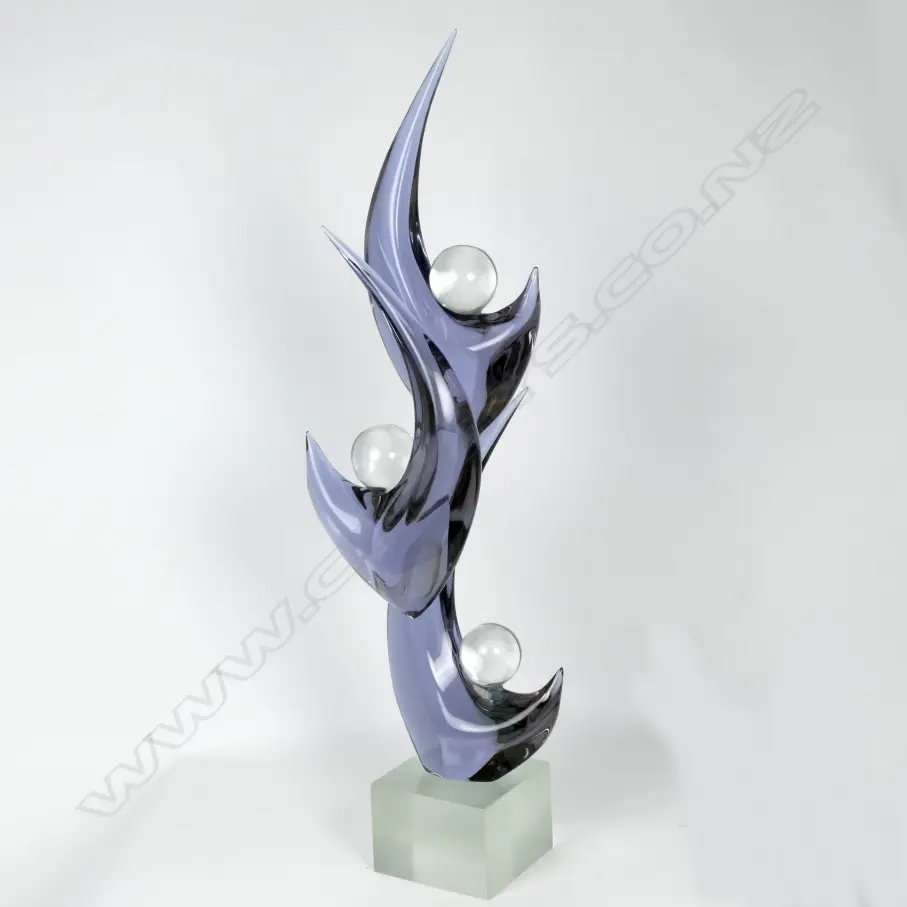 A large unique Murano glass free-form sculpture by Licio Zanetti Image 1++