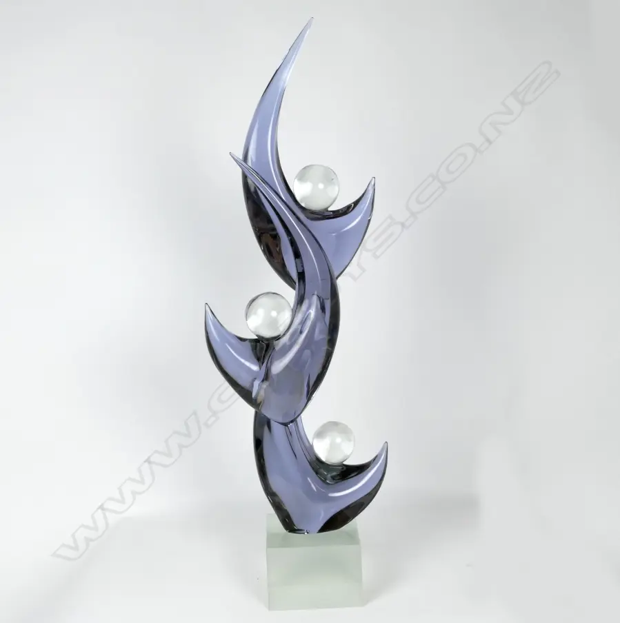 A large unique Murano glass free-form sculpture by Licio Zanetti Image 1++
