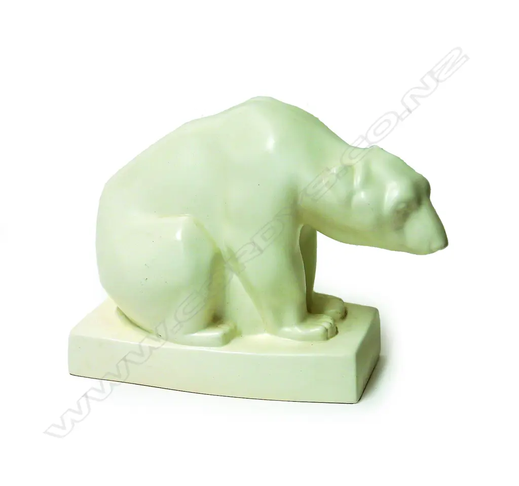 A John Skeaping for Wedgwood model of a seated polar bear Image 1++