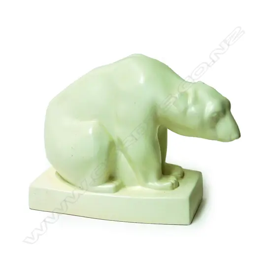 A John Skeaping for Wedgwood model of a seated polar bear