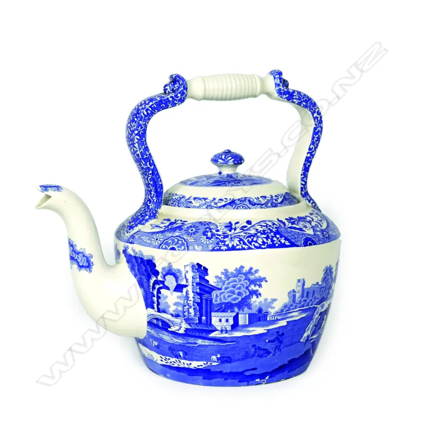 A large impressive Copeland Spode 'Italian Scene' kettle Image 1++