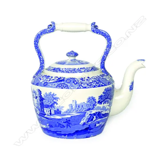 A large impressive Copeland Spode 'Italian Scene' kettle