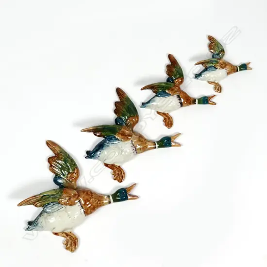 Four Beswick wall ducks