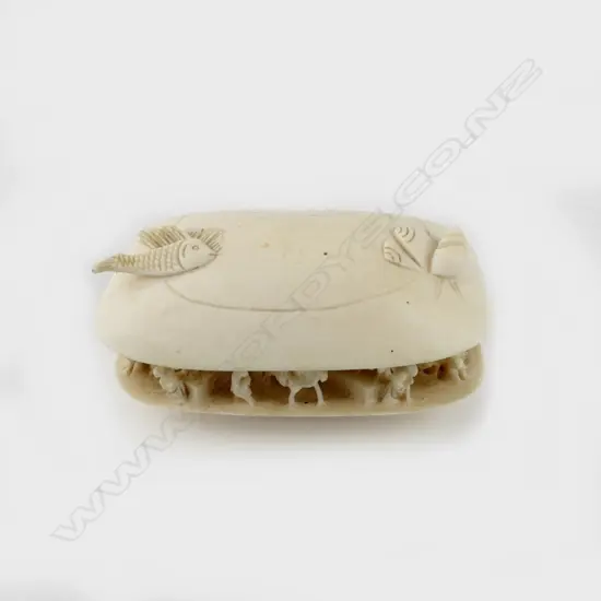 An old Chinese ivory dream shell carving