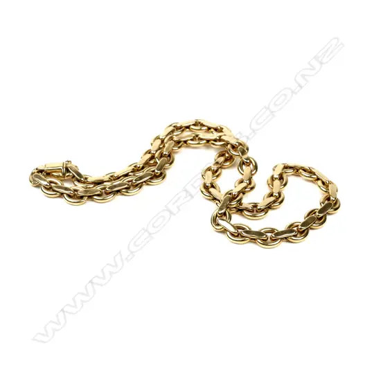 An 18ct. gold chain necklace