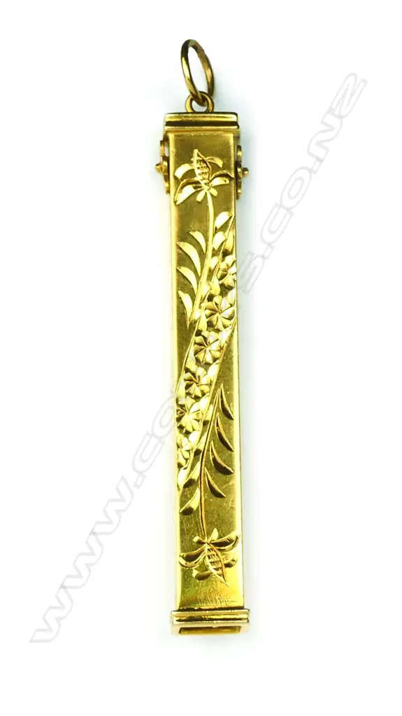 A 20ct. gold toothpick holder Image 1++