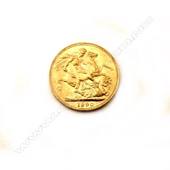GOLD SOVEREIGN 1890 (434)
