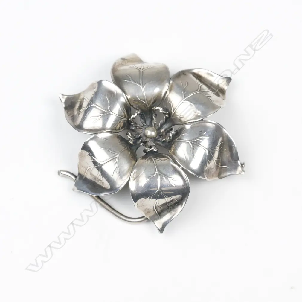 A Swedish silver mid-century brooch Image 1++