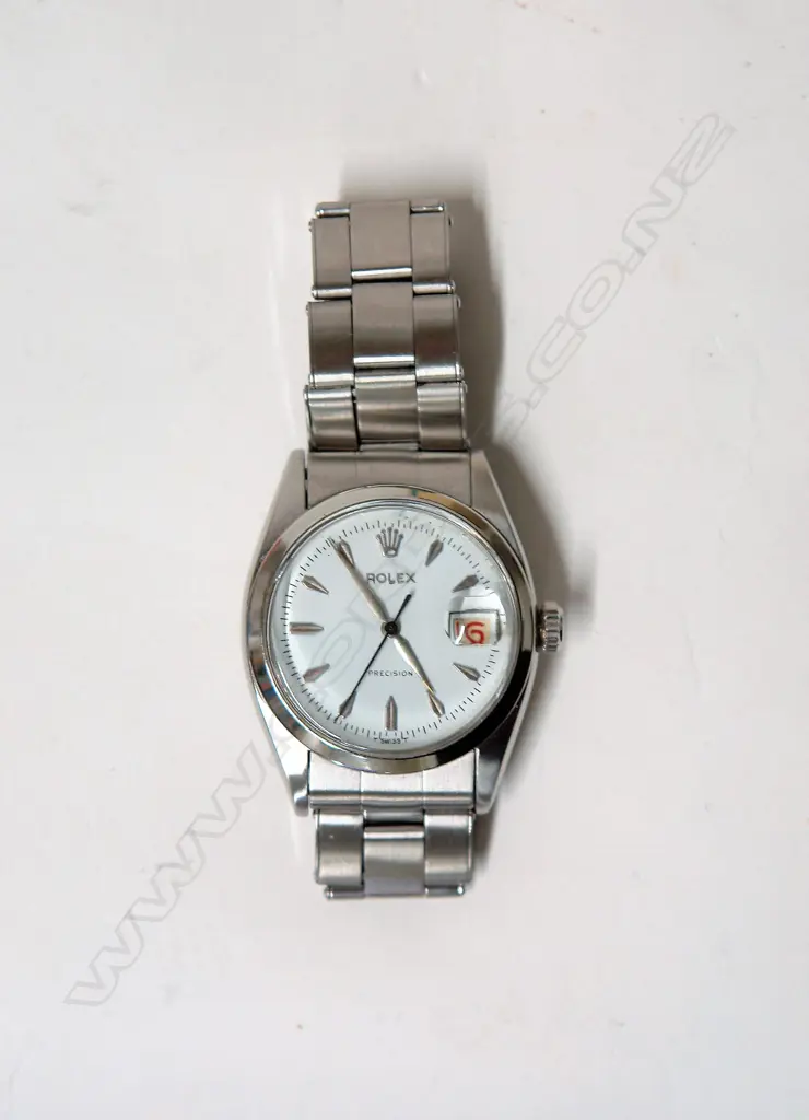 A 1950/60s Rolex 'Precision' manual wind gent's wristwatch Image 1++